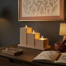 Zestaw świeczników olchowych