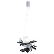 Lampa wisząca Samolot mały - szaro-czarny