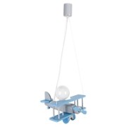 Lampa wisząca Samolot mały - szaro-niebieski