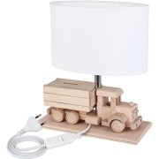 Lampa stołowa Ciężarówka - Skarbonka - biała