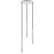 Madera2 klosz 3 pł plafon biały