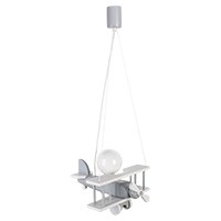 Lampa wisząca Samolot mały - szaro-biały