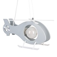 Hanging lamp Helicopter grey